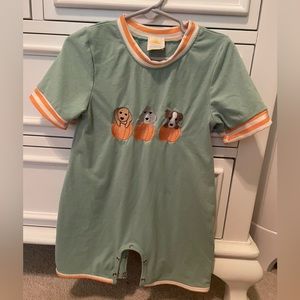 Puppy’s & Pumpkins romper/Jon Jon